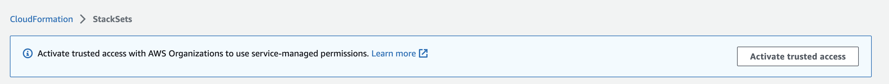 Banner „Vertrauenswürdigen Zugriff aktivieren“