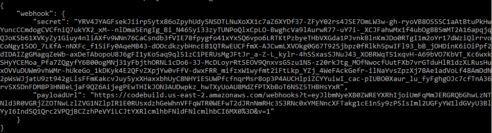 Beispiel für Ausgabeinformationen.