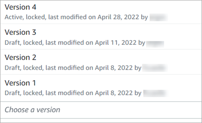Ein Beispiel für einen Audit Trail für eine Bewertung