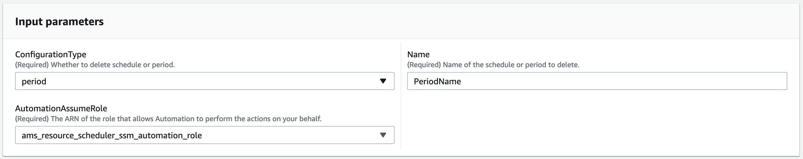 Beschleunigen Sie die Konfiguration der Einstellungen für das Löschen von Zeiträumen für Resource Scheduler.