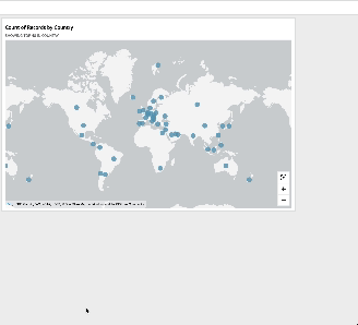 Dies ist ein Beispiel für Marker-Clustering bei der Arbeit.