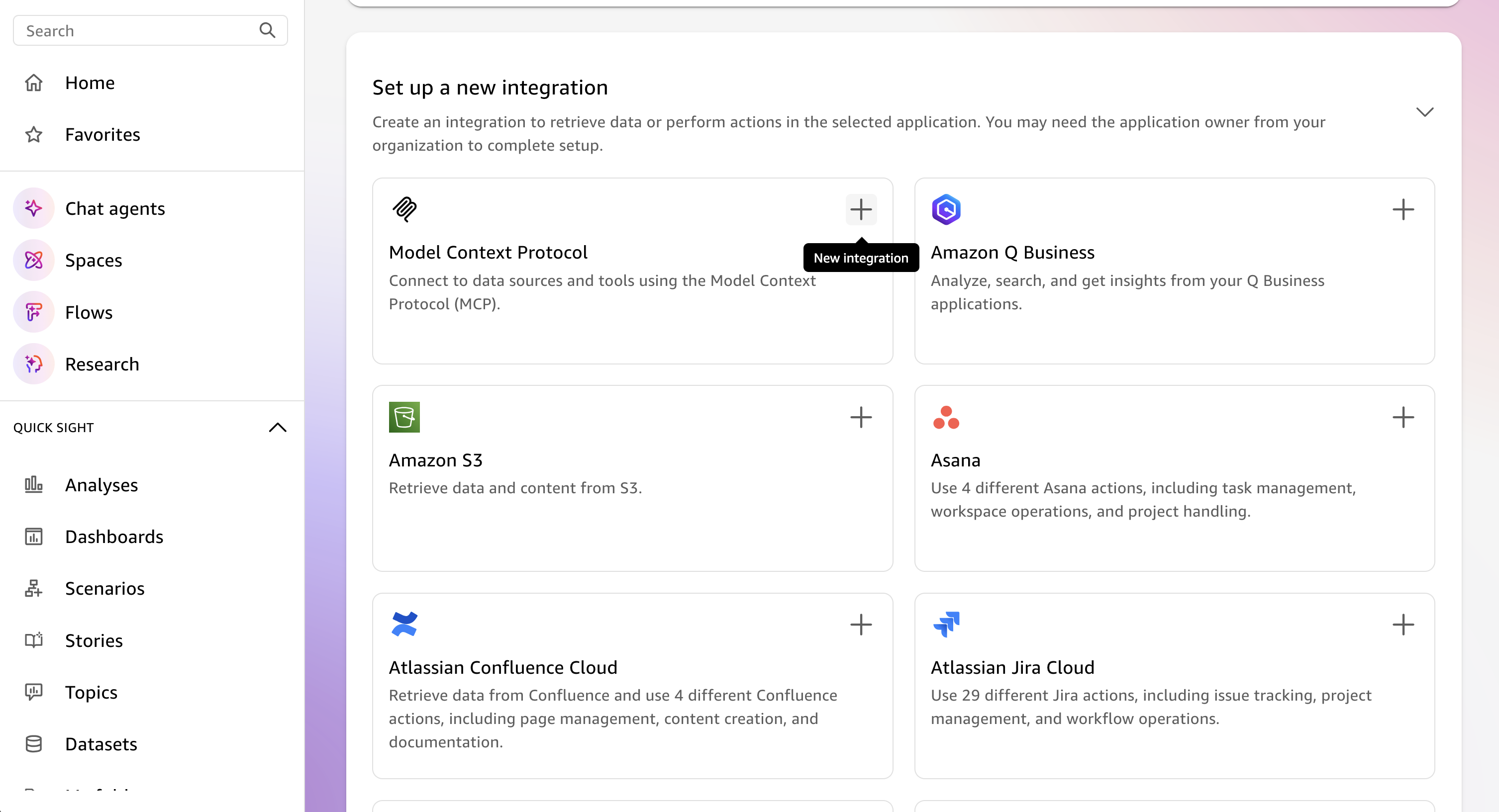 QuickSuite MCP-Servertool