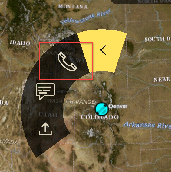 Windrad-Anrufsymbol.