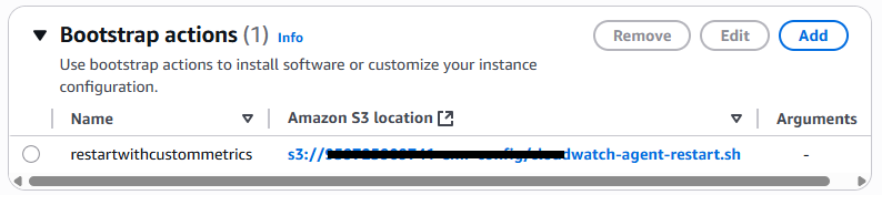 Acciones de arranque