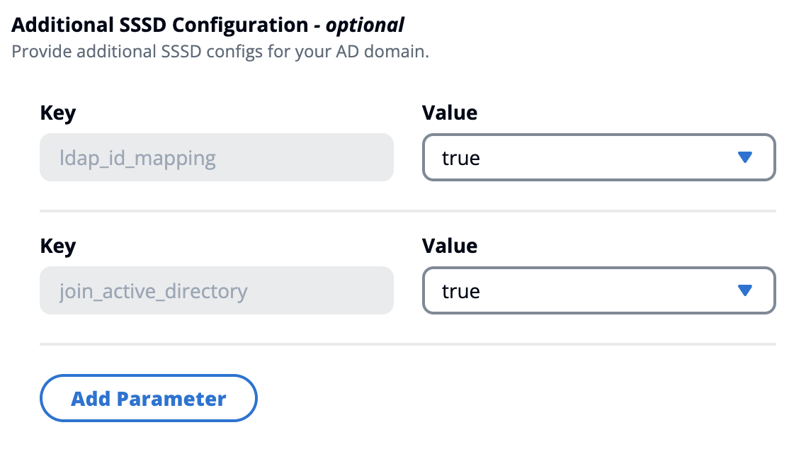 Configuraciones SSSD adicionales