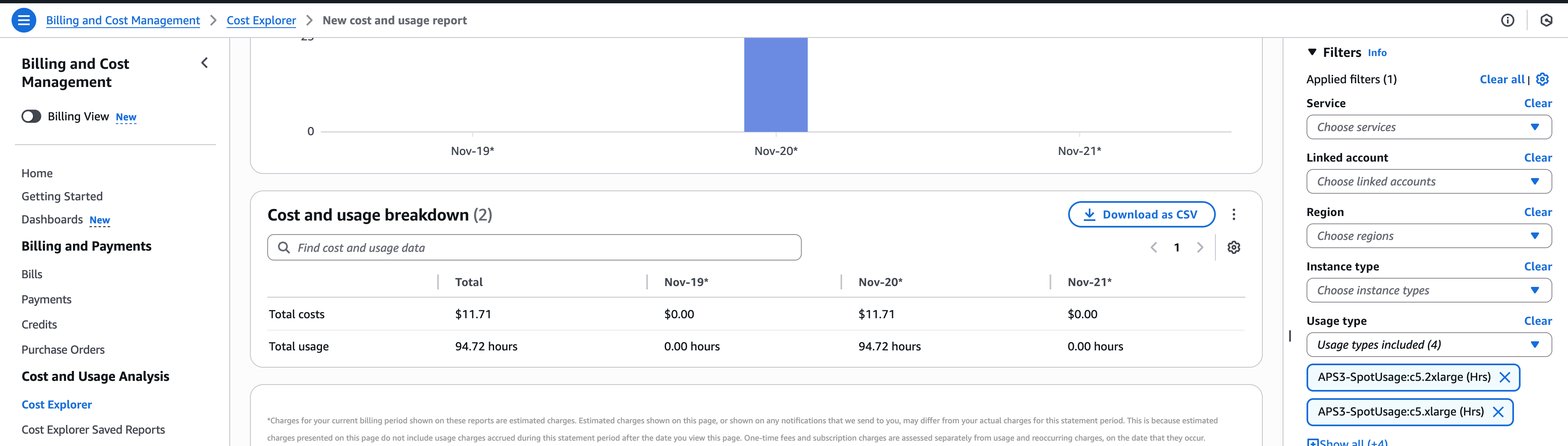 Una imagen que contiene el costo y el uso.