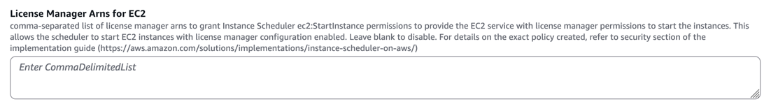 administrador de licencias cfn param