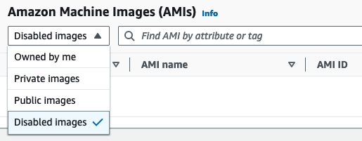 Le filtre « Images désactivées ».