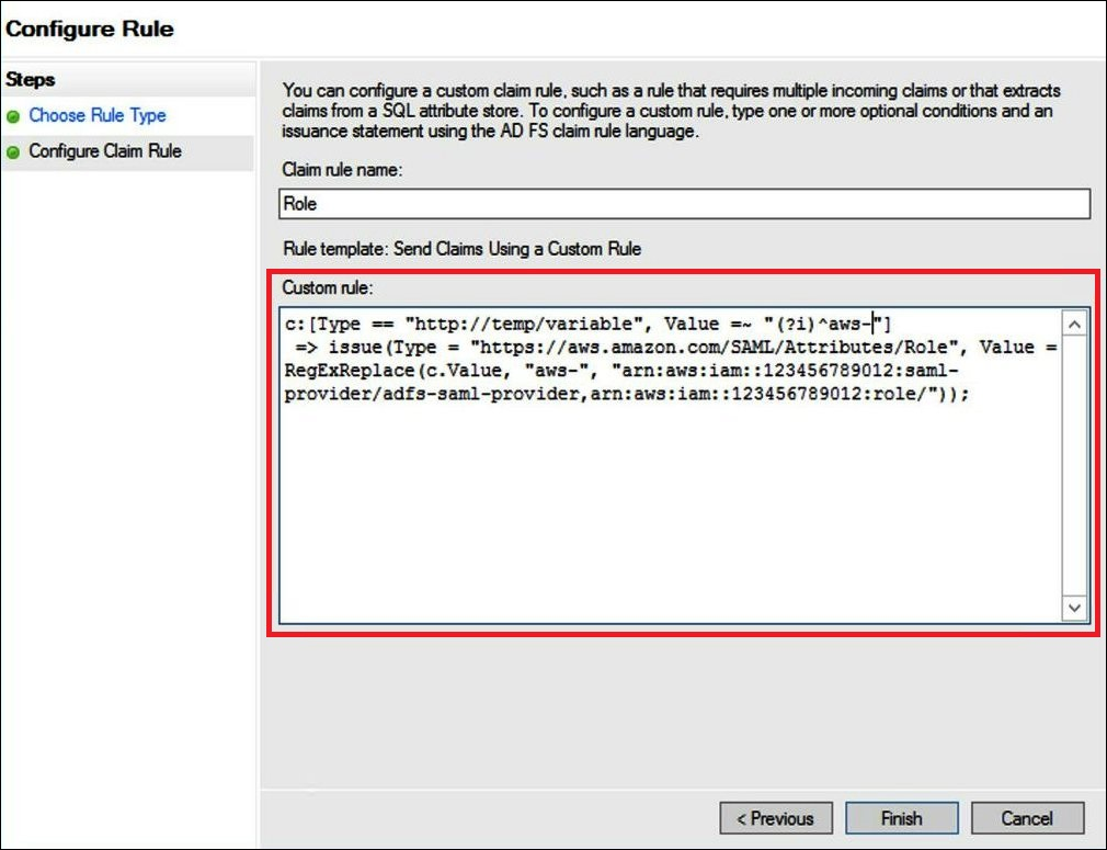 Créez la quatrième règle de revendication.