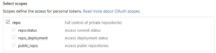 La portée du dépôt dans la définition.