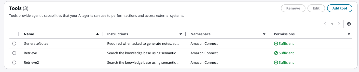 Liste d'outils contenant plusieurs outils de récupération