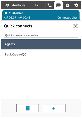 Le CCP, l’agent et le client se sont connectés par chat.