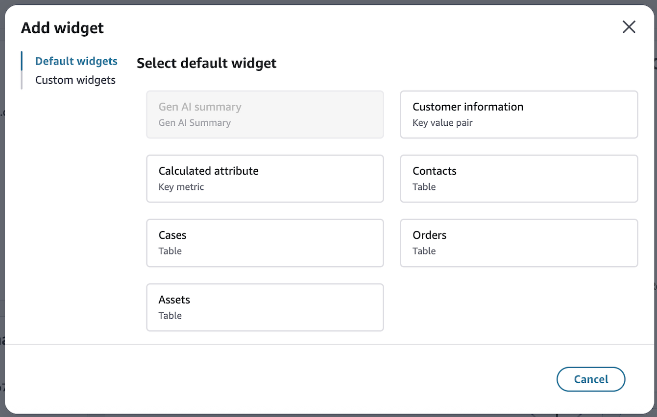 Ajoutez des widgets par défaut dans la mise en page de l’Explorateur.