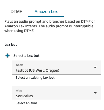 Configuration du bot et de l'alias