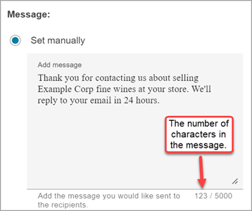 Nombre de caractères d’un e-mail.