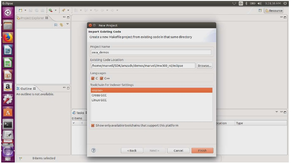Navigation pour localiser le code existant