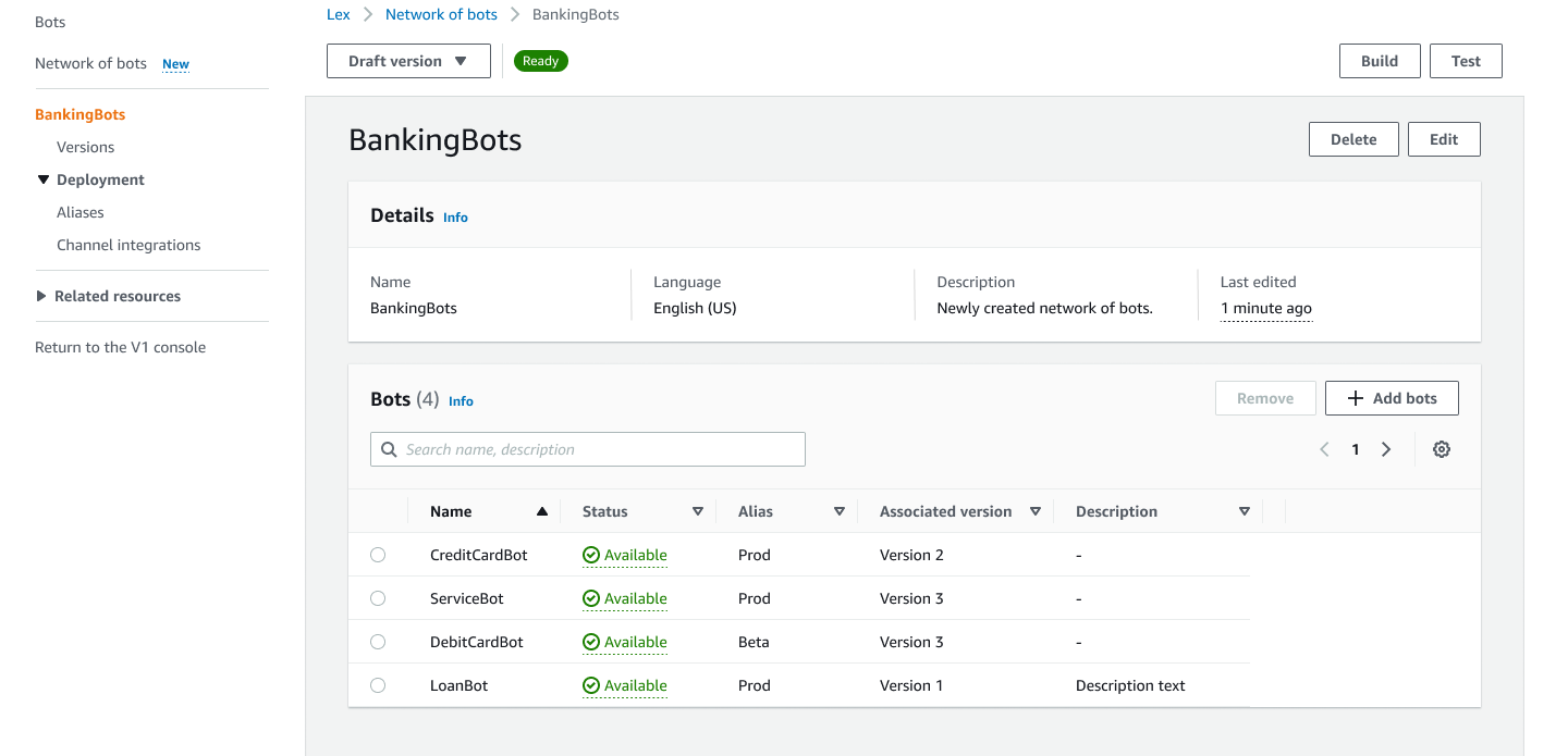 Exemple de réseau de robots