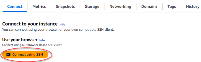 Se connecter à votre instance à l’aide de SSH