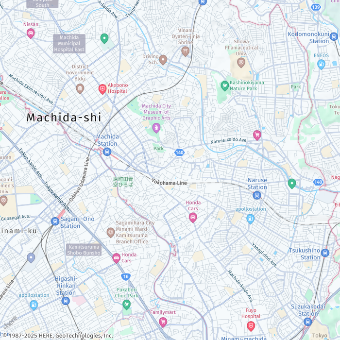 Exemple de carte montrant un polygone autour du Pentagone.