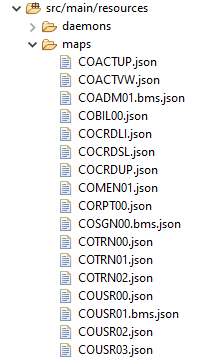 Fichiers BMS MAPs json dans le dossier de ressources.