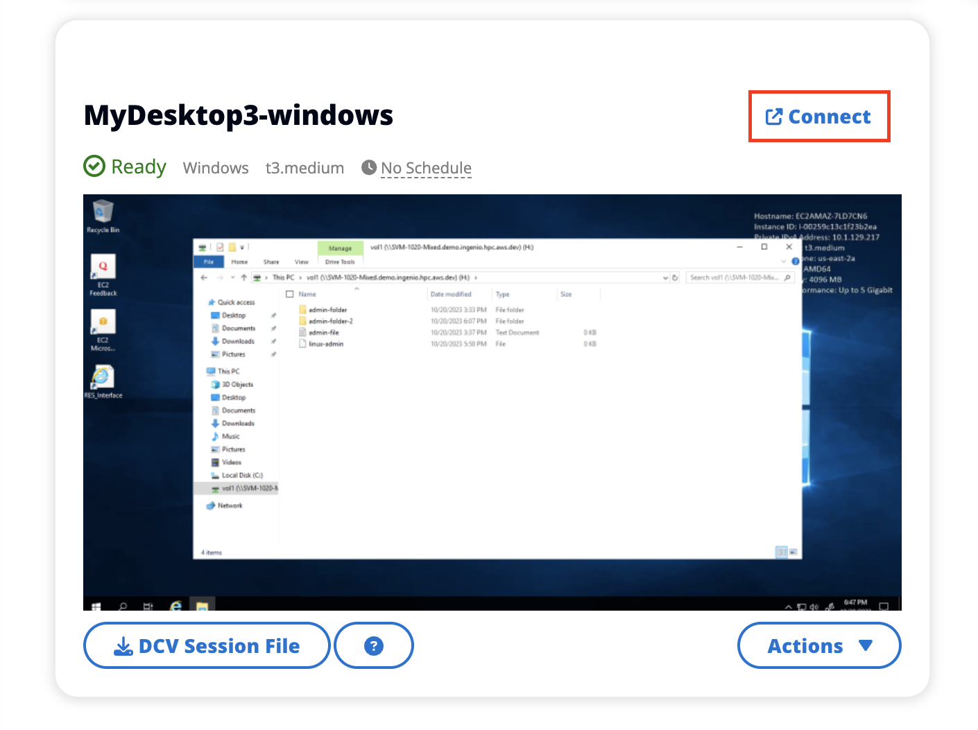 Accédez au bureau virtuel via un navigateur
