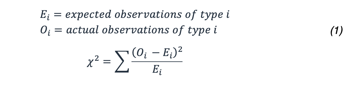 Formules pour E ii, O et X 2