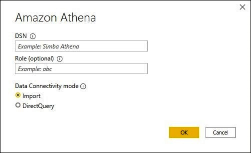 Masukkan informasi konektivitas data