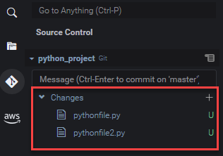 Memilih folder workspace untuk repo Git