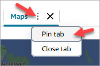 Tab pin terbuka di ruang kerja agen.