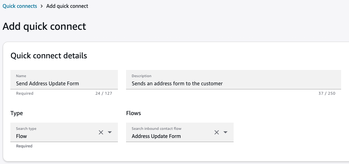 Kaitkan Quick Connect dengan antrian