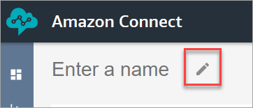 Perancang aliran, opsi untuk mengedit nama aliran.