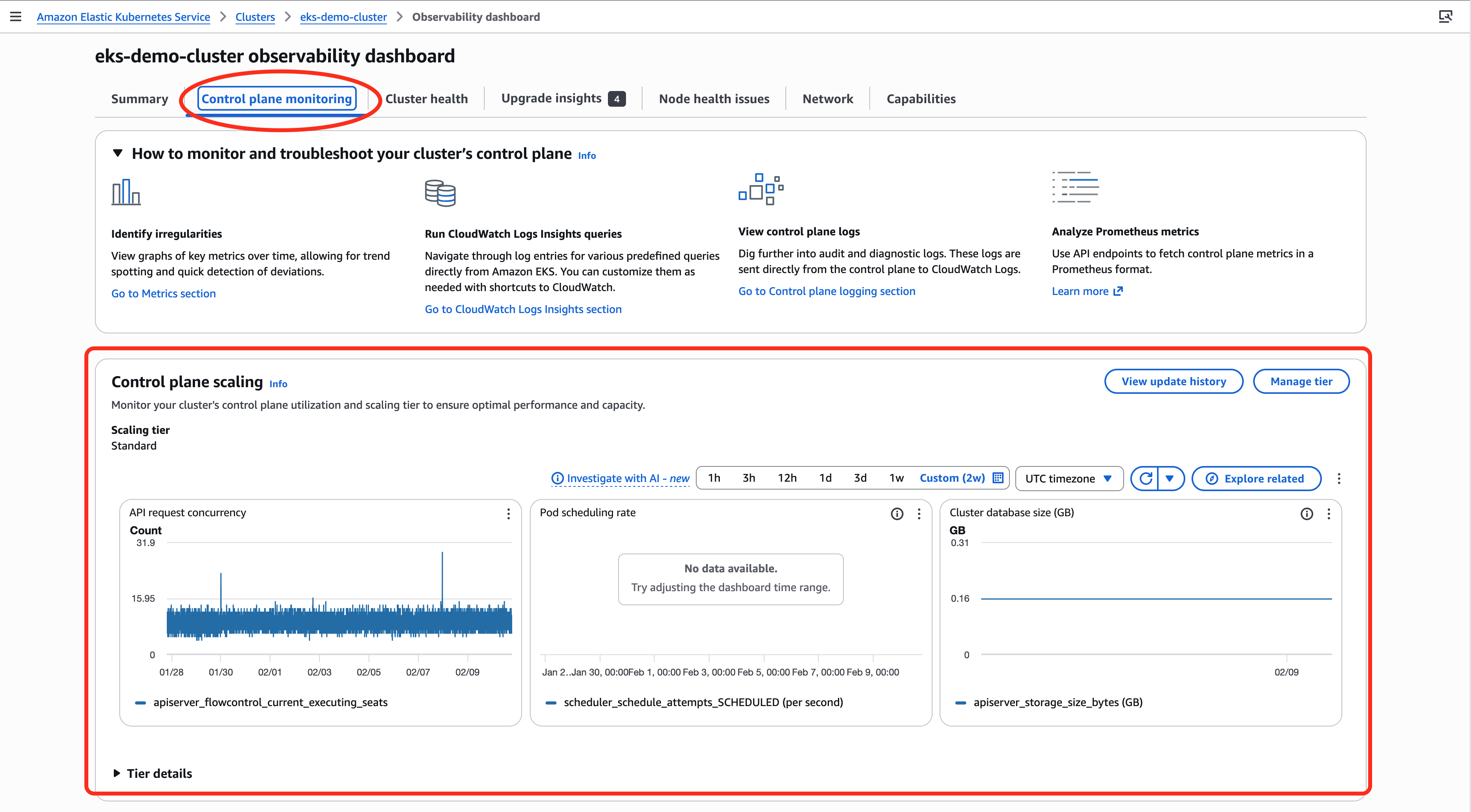 Pemantauan Pesawat Kontrol EKS