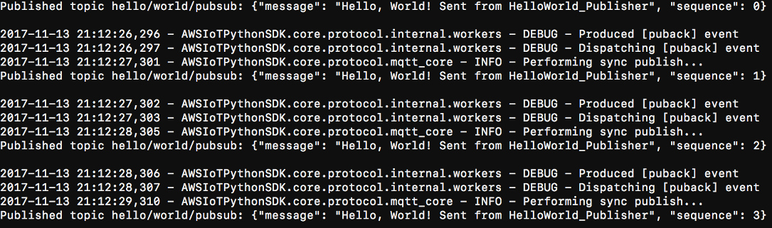 Screenshot dari output penerbit.