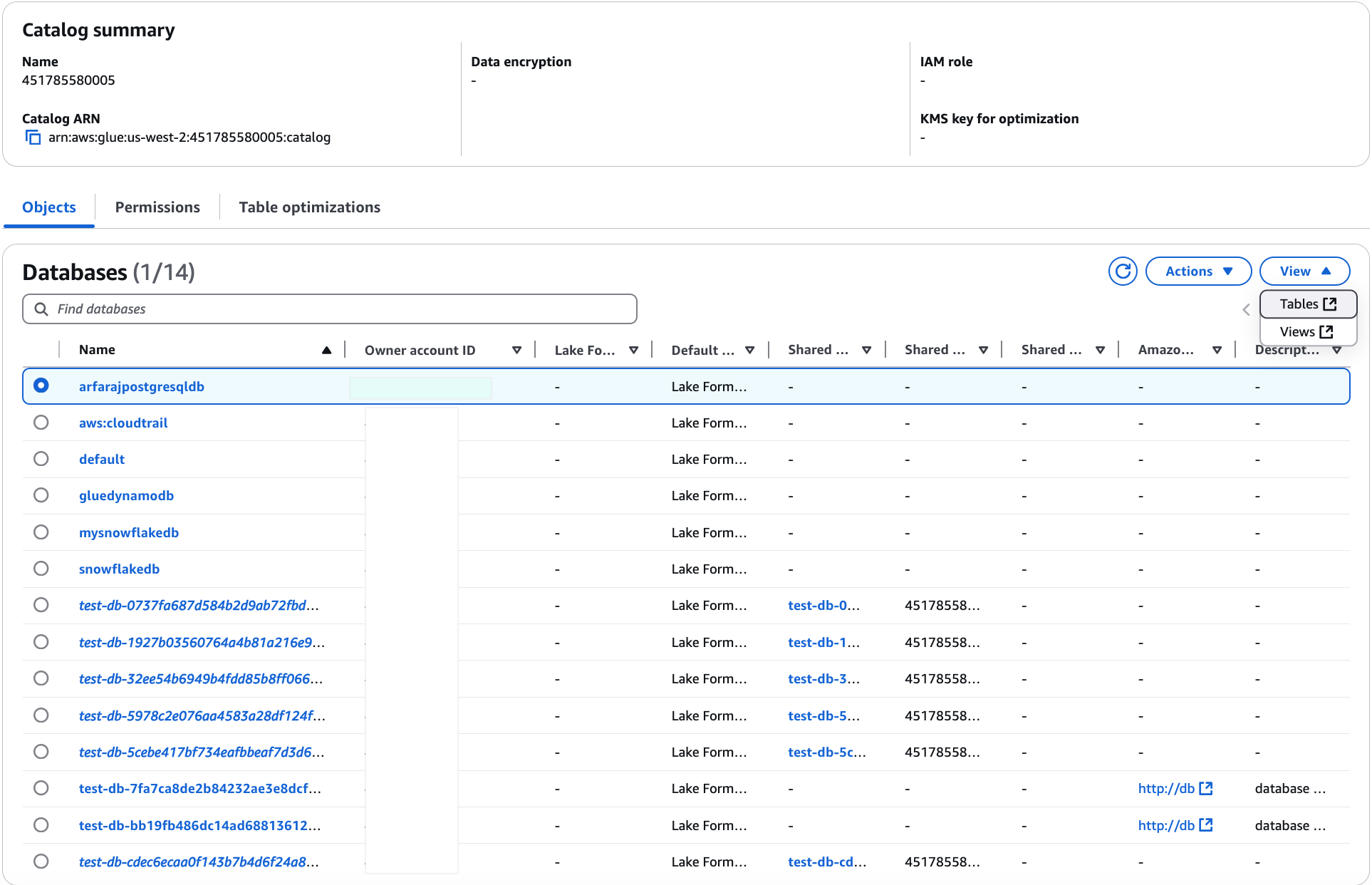 Lihat katalog/database.