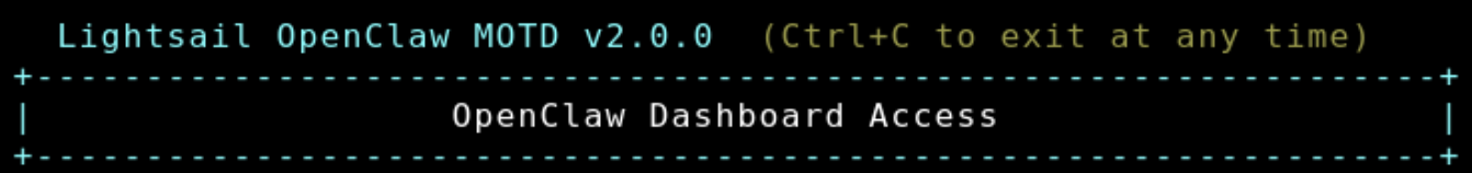 Tab OpenClaw Memulai.