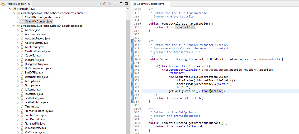 Catatan sampel ke pengikatan file.
