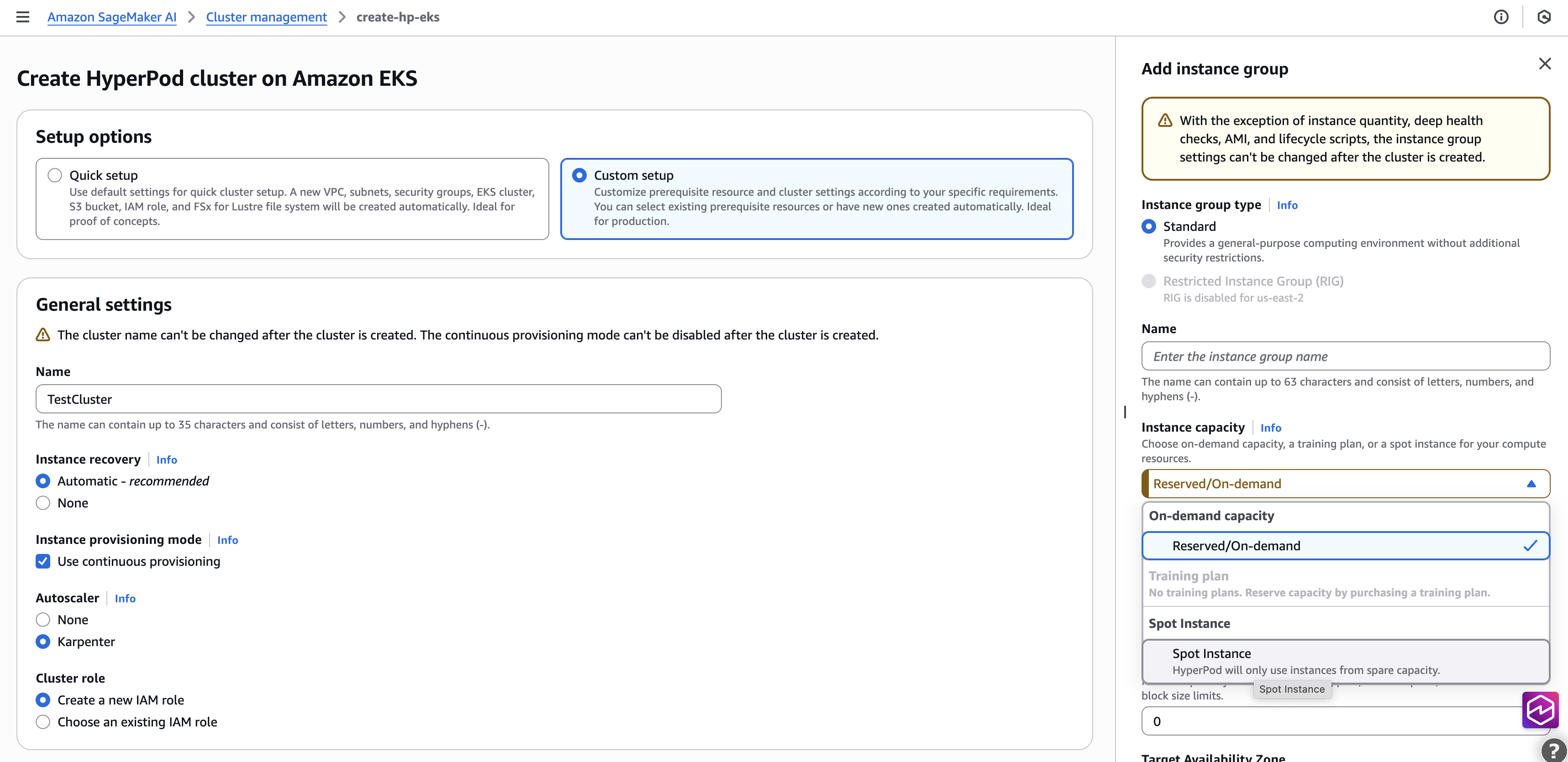 Gambar yang berisi aliran cluster penciptaan.