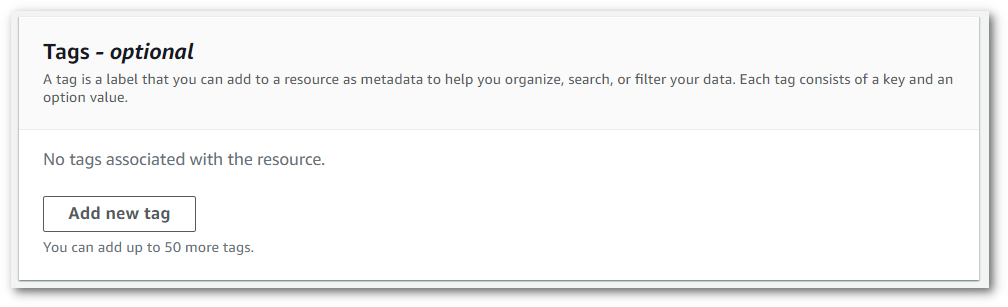 Amazon Transcribe tangkapan layar konsol: halaman 'tentukan detail pekerjaan'.