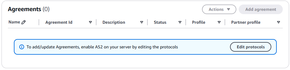 Halaman konsol detail server, menampilkan kunci host Server untuk server.