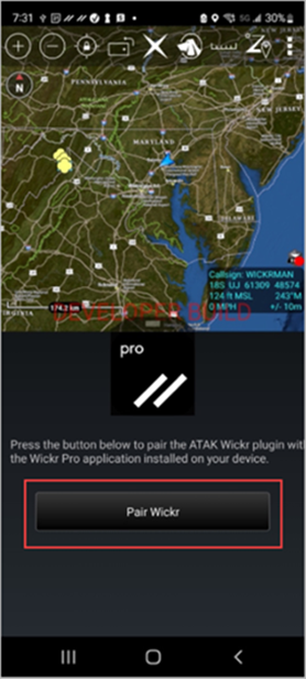 Pasangkan klien Wickr.