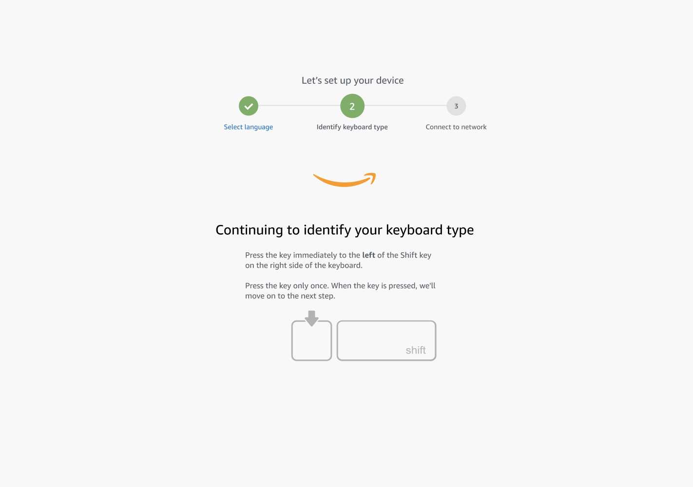 WorkSpaces Thin Client mengidentifikasi keyboard, bagian dua