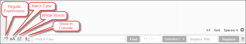 Searching in multiple files