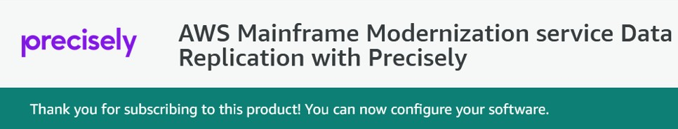 The successful subscription message.