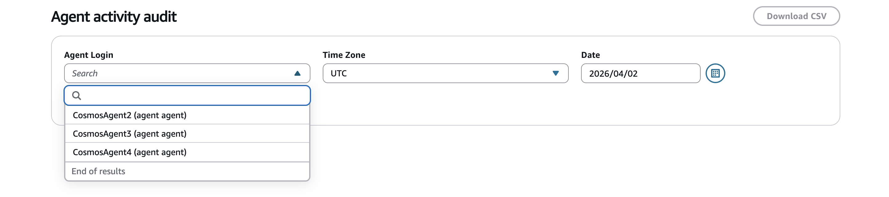 Utilizzando controlli degli accessi basati su tag, è possibile visualizzare un set limitato di agenti.