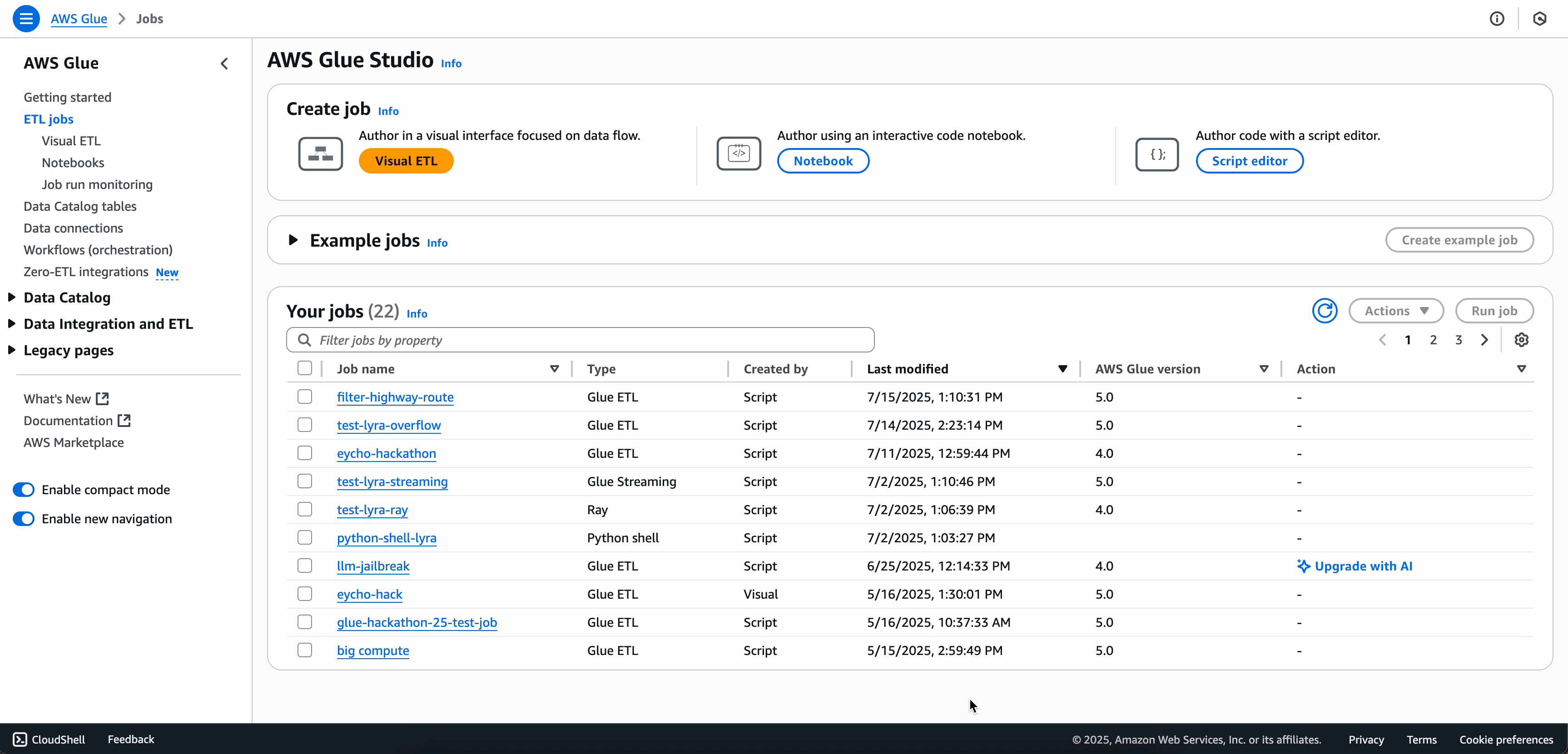 La GIF mostra l'implementazione completa di un'esecuzione non riuscita e la risoluzione dei problemi con la funzionalità AI in esecuzione.