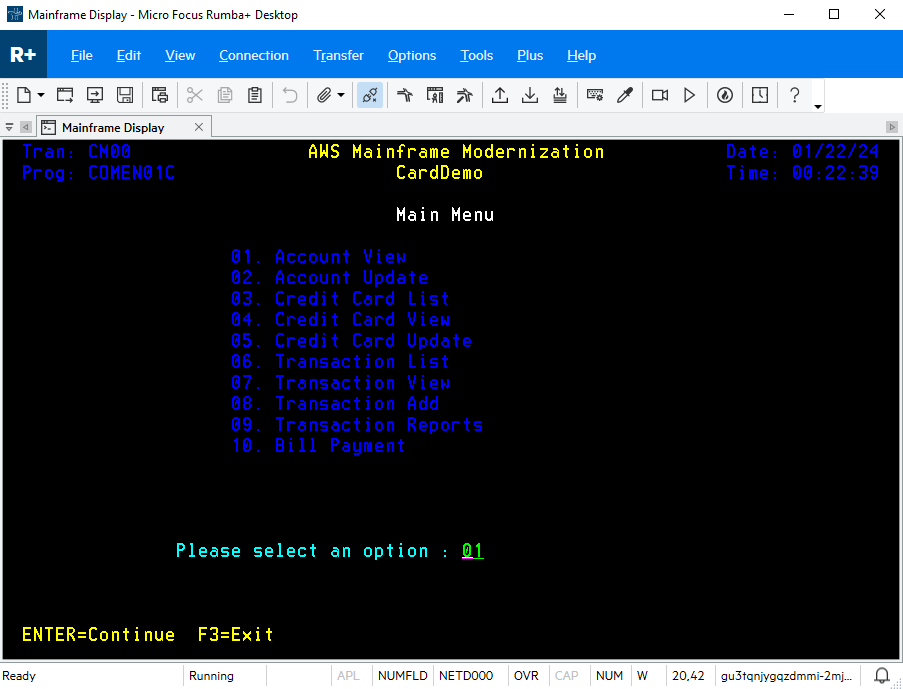 Visualizza la tua CardDemo candidatura.