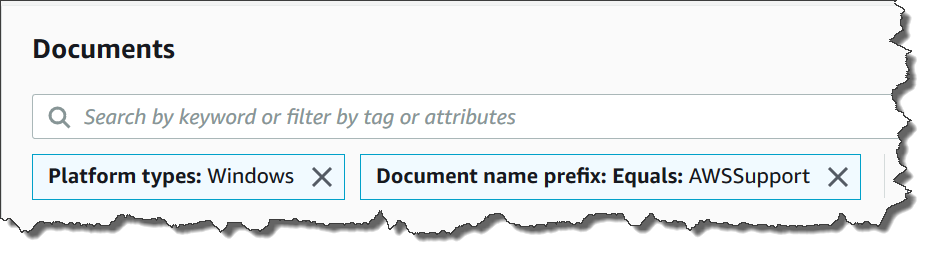 Applicazione di più opzioni per il filtro nella pagina Documenti SSM.