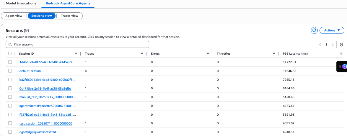 セッションビュー