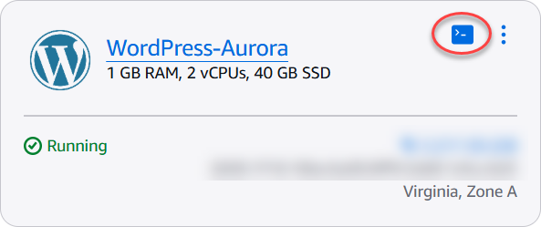ブラウザベースの SSH クライアントのアイコン。