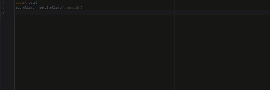 전체 함수 완성 기능의 예입니다.
